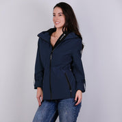 Chamarra rompevientos para mujer con gorro y bolsillo interno Greenlander - Greenlander