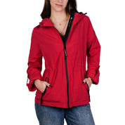 Chamarra rompevientos para mujer con gorro y bolsillo interno Greenlander - Greenlander