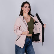 Chamarra rompevientos para mujer con gorro y bolsillo interno Greenlander - Greenlander