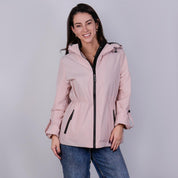 Chamarra rompevientos para mujer con gorro y bolsillo interno Greenlander - Greenlander