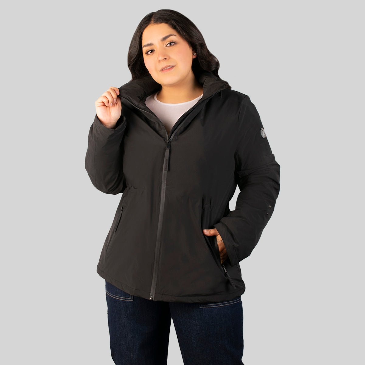 Chamarra Rompevientos Para Mujer Tallas Extra Ajustable Greenlander - The Original Greenlander