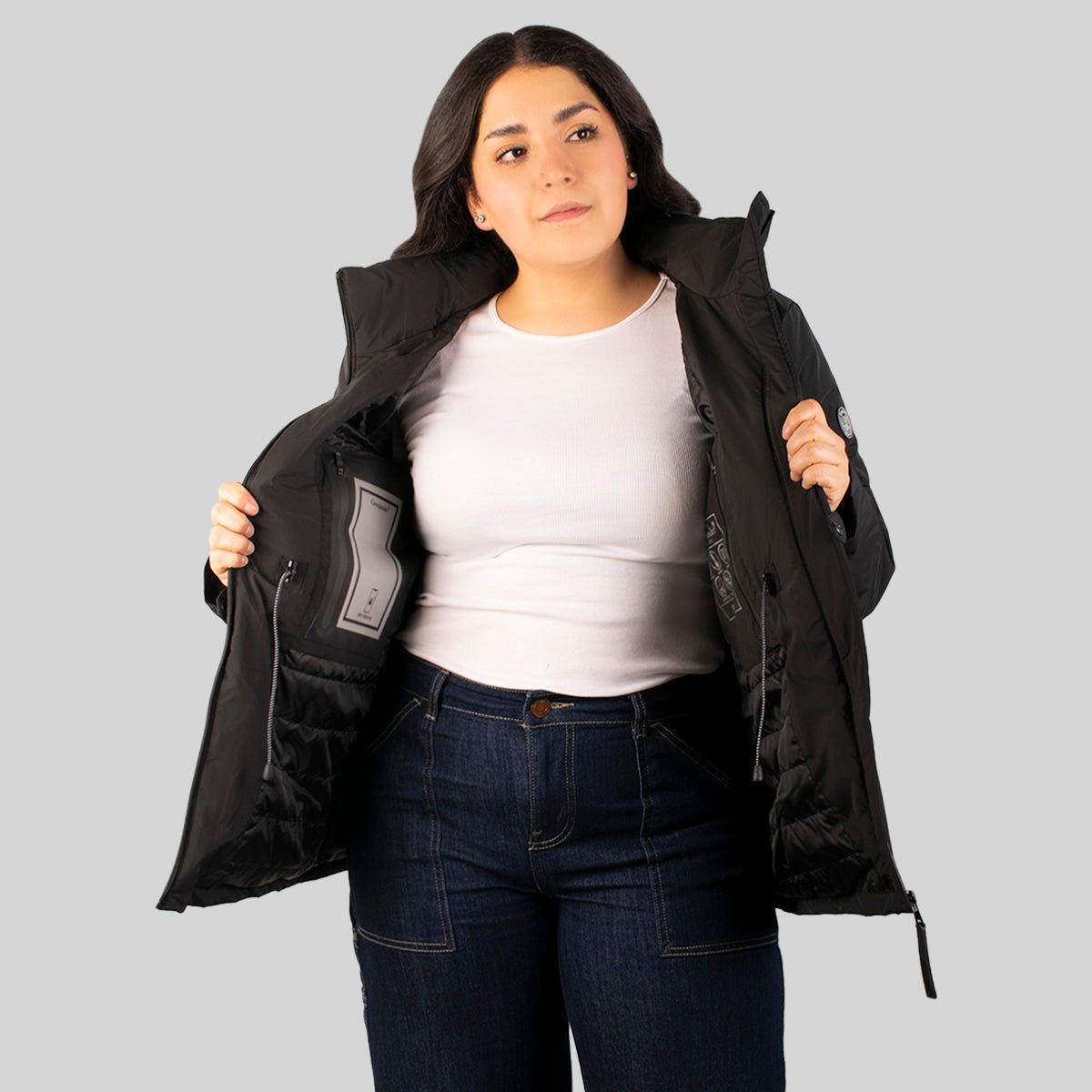Chamarra Rompevientos Para Mujer Tallas Extra Ajustable Greenlander - The Original Greenlander