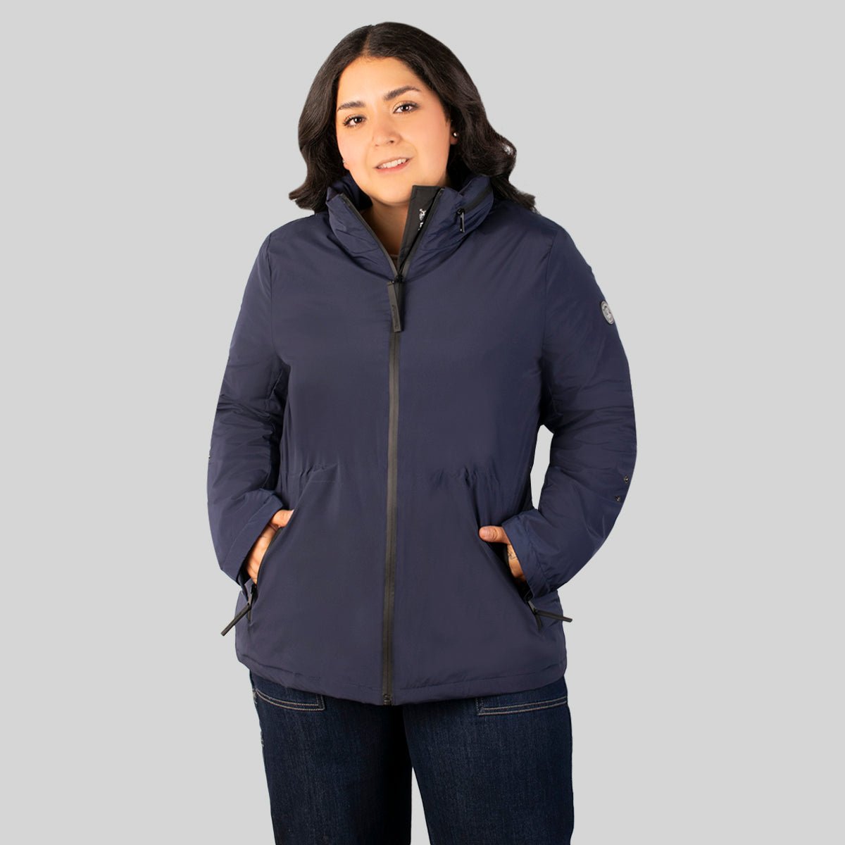Chamarra Rompevientos Para Mujer Tallas Extra Ajustable Greenlander - The Original Greenlander