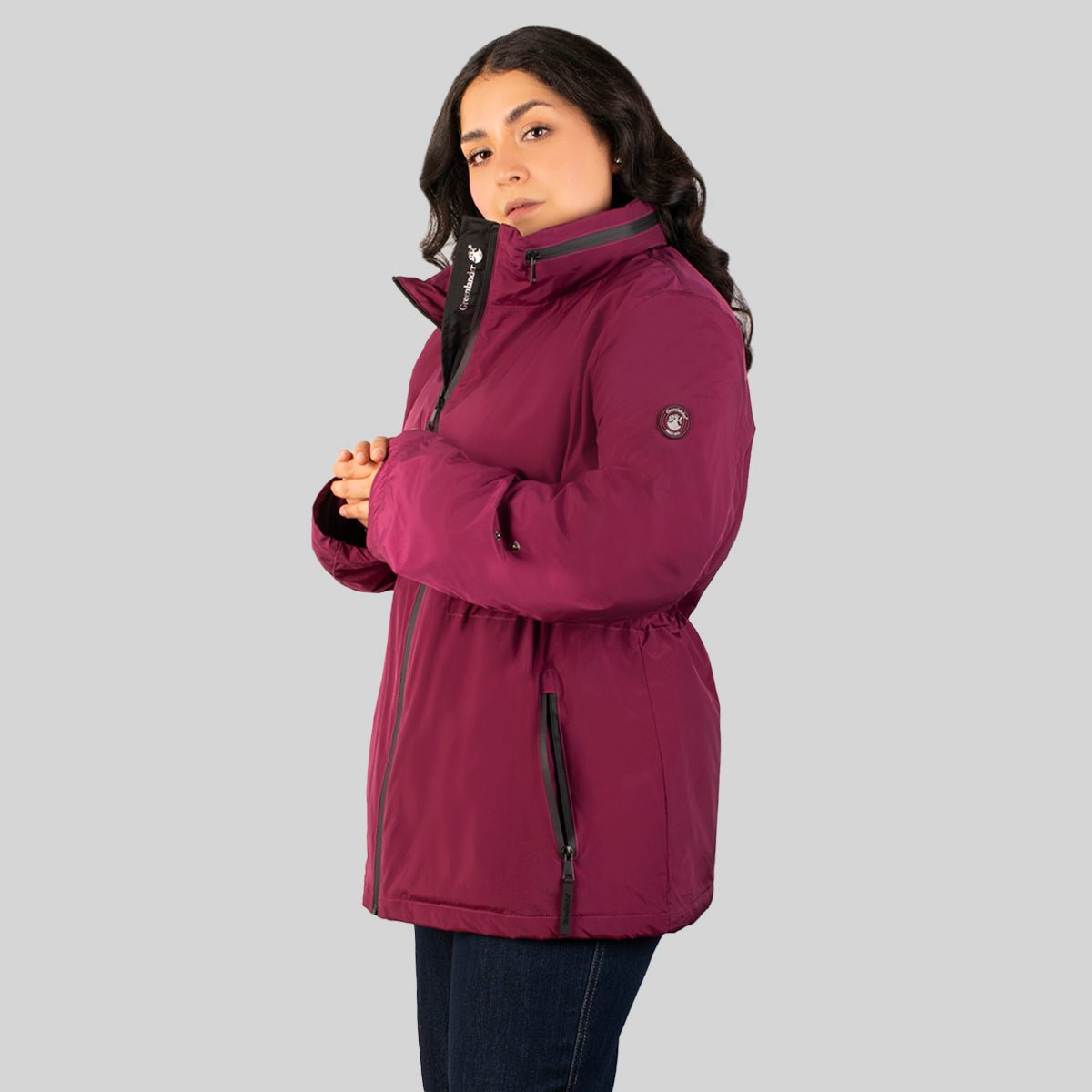 Chamarra Rompevientos Para Mujer Tallas Extra Ajustable Greenlander - The Original Greenlander