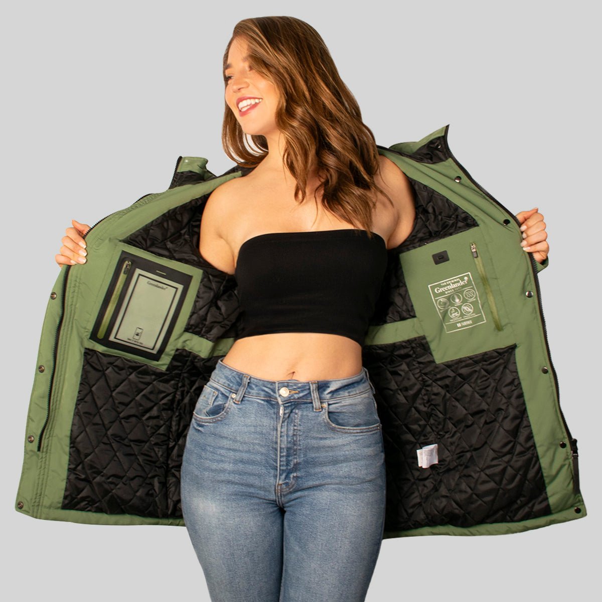 Chamarra Rompevietos Para Mujer Padding Greenlander - The Original Greenlander