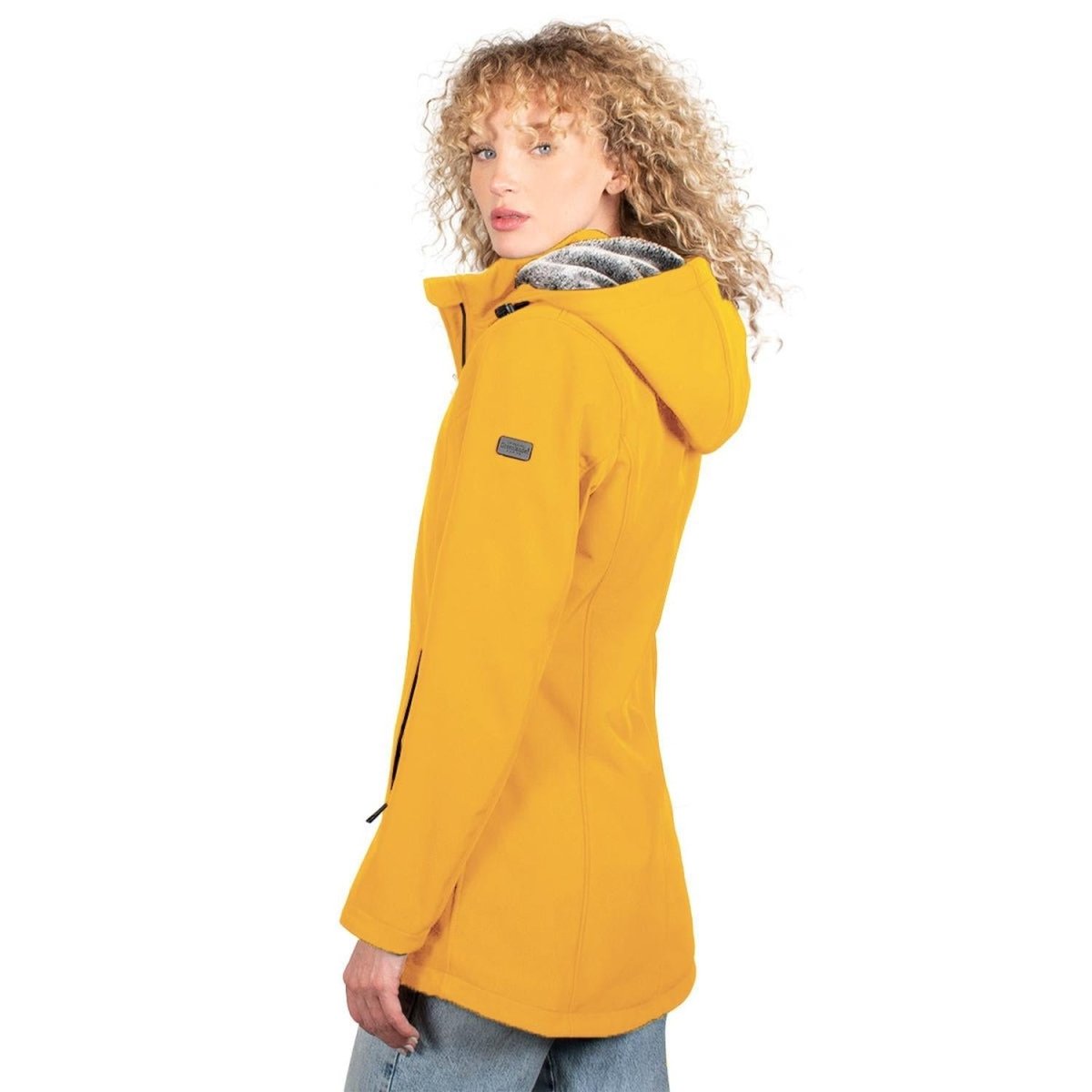 Chamarra Softshell Con Gorro Desmontable Greenlander Mujer - Greenlander