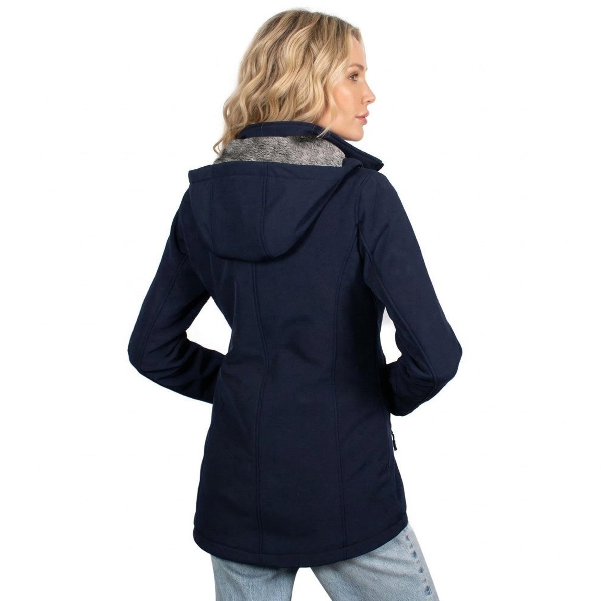 Chamarra Softshell Con Gorro Desmontable Greenlander Mujer - Greenlander