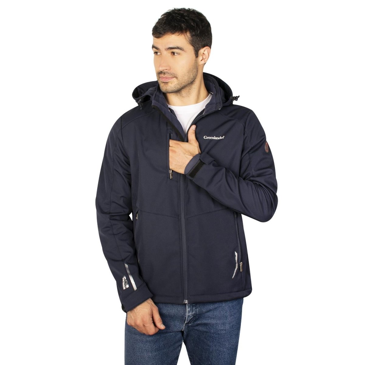 Chamarra softshell para hombre con capucha desmontable Greenlander - Greenlander