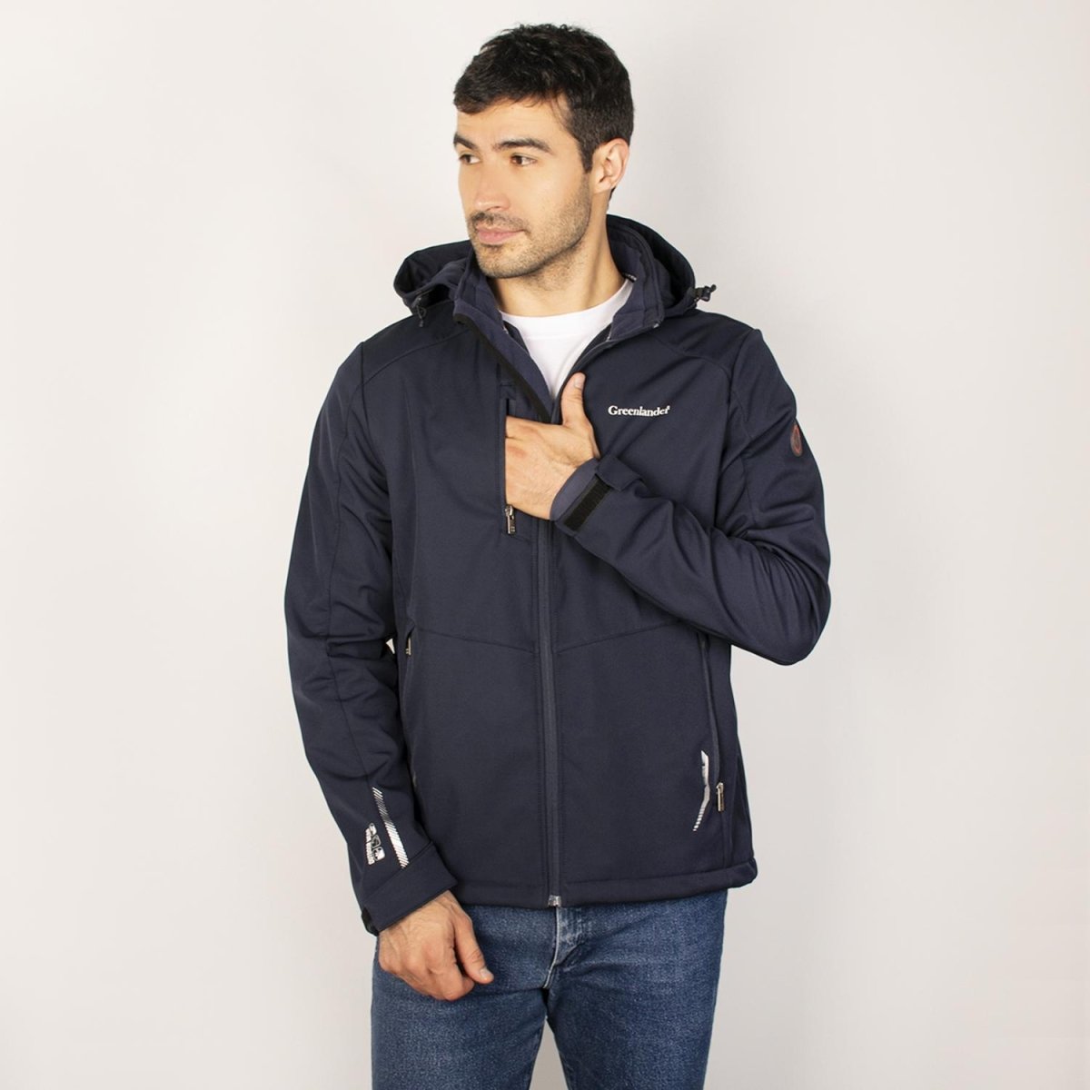 Chamarra softshell para hombre con capucha desmontable Greenlander - Greenlander