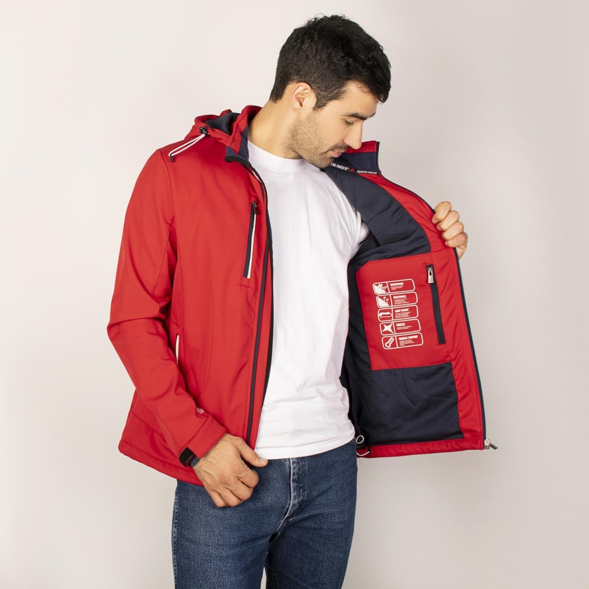 Chamarra softshell para hombre con capucha desmontable Greenlander - Greenlander