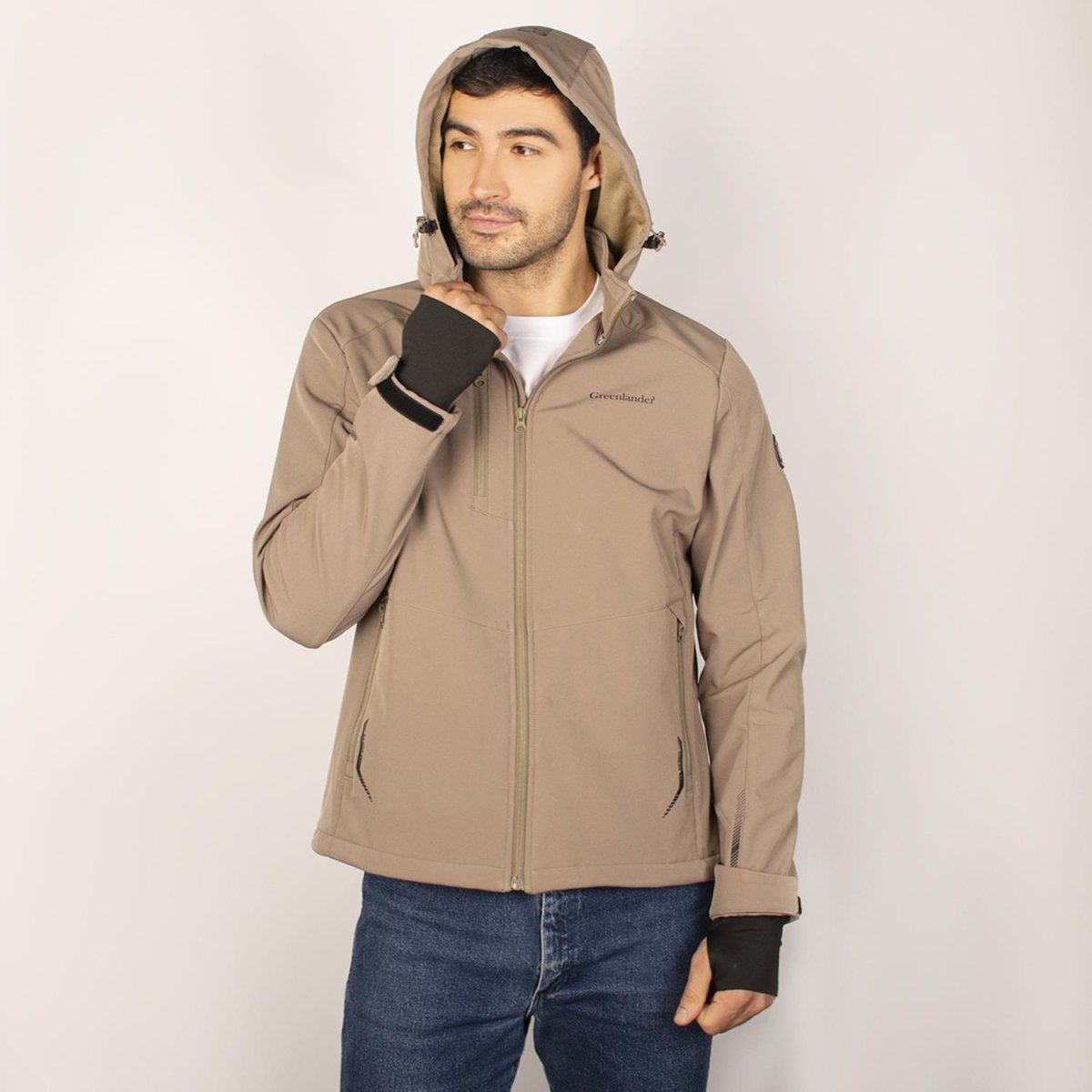 Chamarra softshell para hombre con capucha desmontable Greenlander - Greenlander