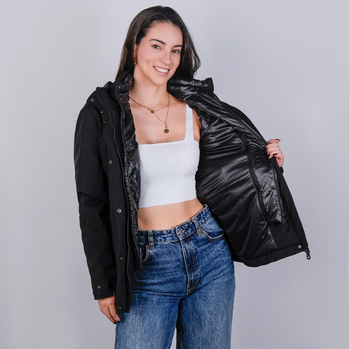 Chamarra softshell para mujer con capcucha desmontable Greenlander - Greenlander