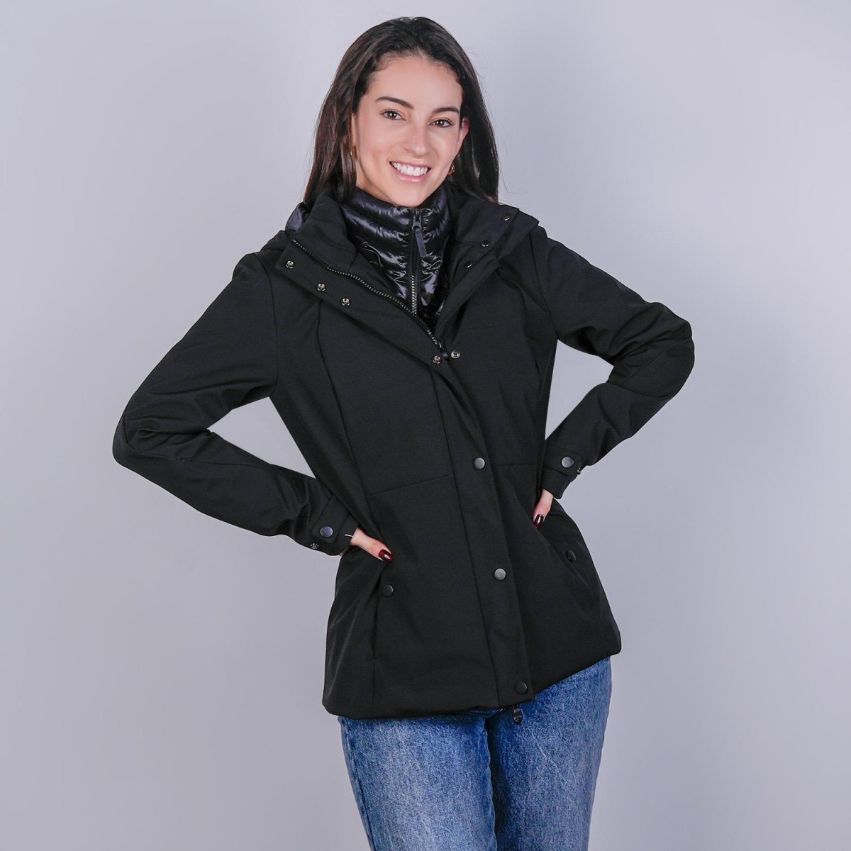 Chamarra softshell para mujer con capcucha desmontable Greenlander - Greenlander