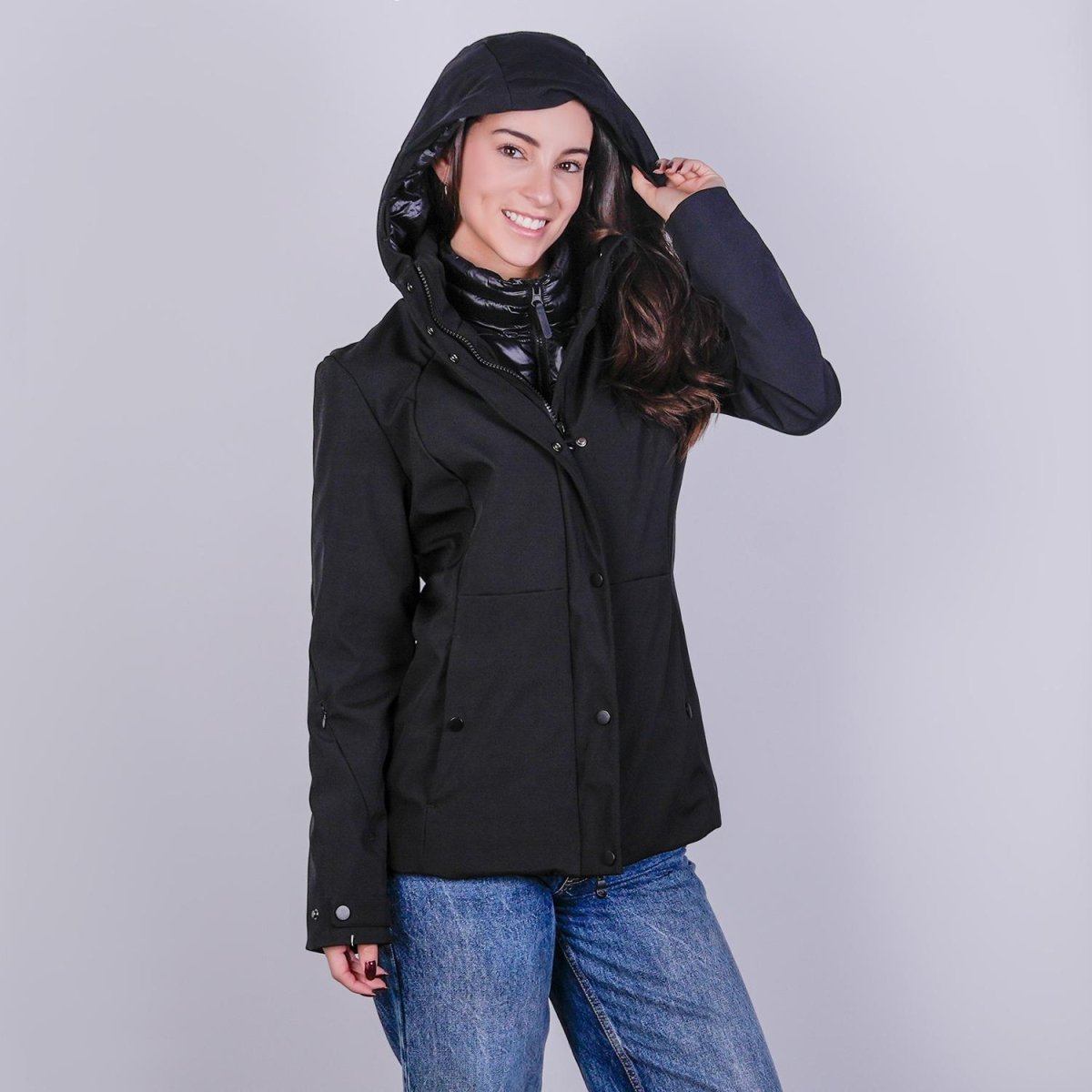 Chamarra softshell para mujer con capcucha desmontable Greenlander - Greenlander