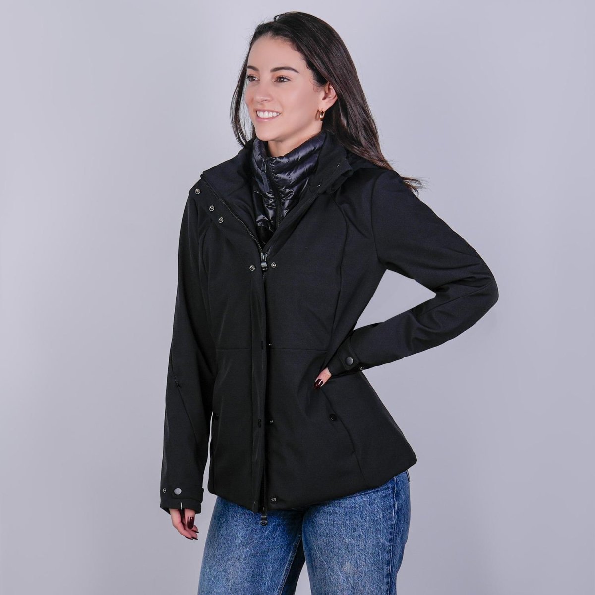 Chamarra softshell para mujer con capcucha desmontable Greenlander - Greenlander