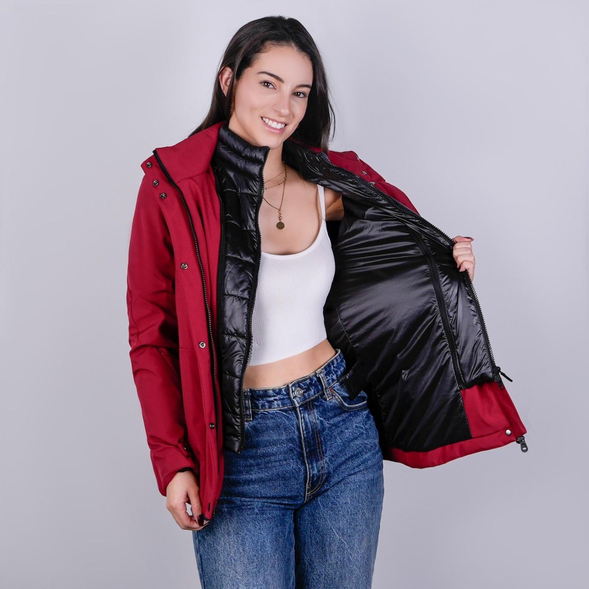 Chamarra softshell para mujer con capcucha desmontable Greenlander - Greenlander