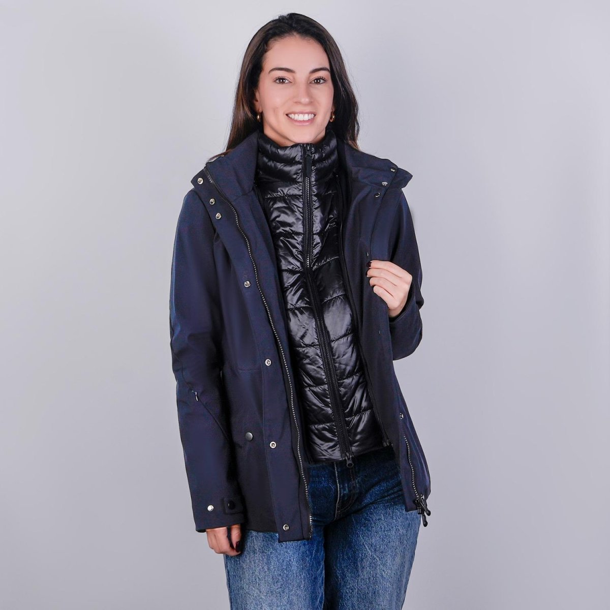 Chamarra softshell para mujer con capcucha desmontable Greenlander - Greenlander