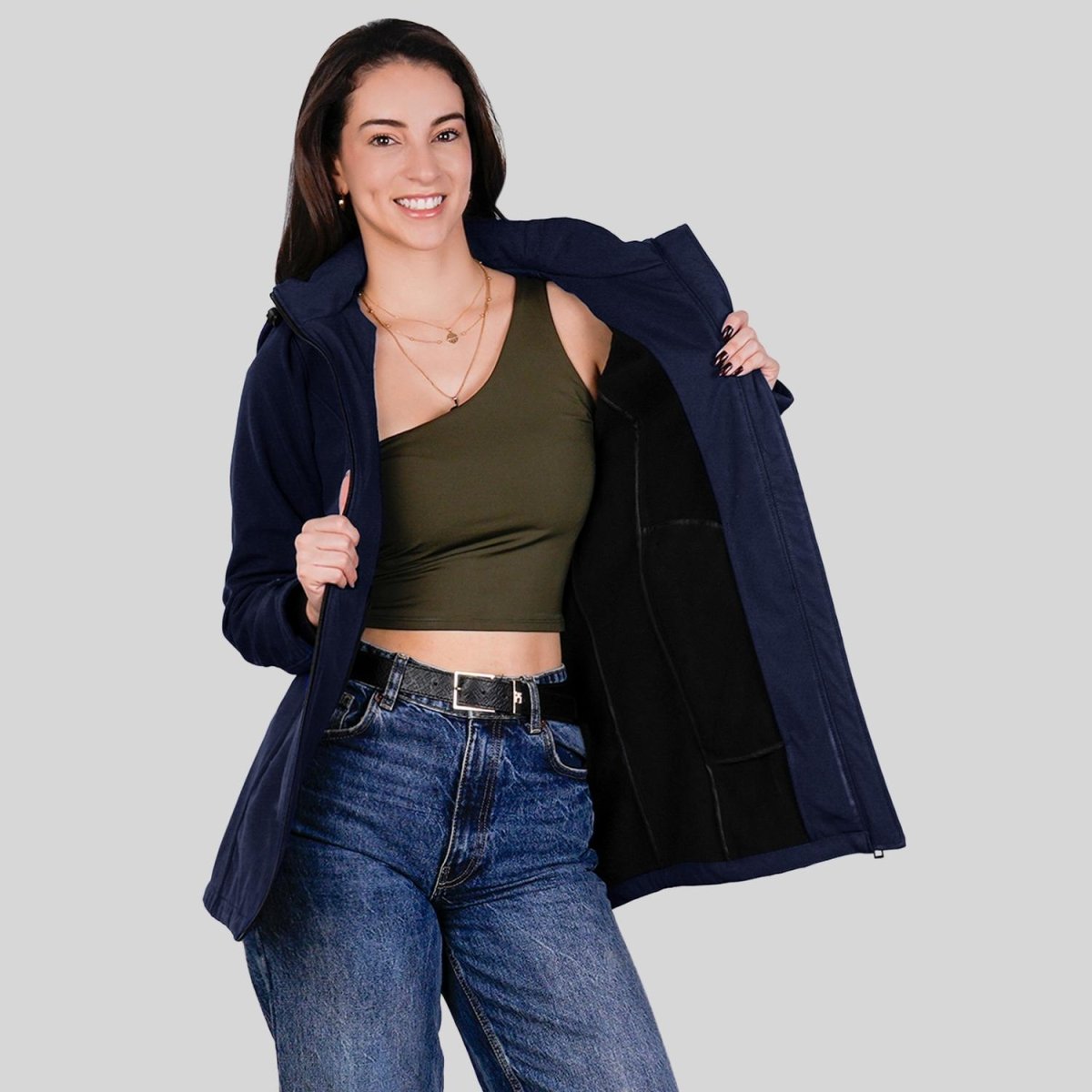 Chamarra Softshell para mujer con gorro desmontable Greenlander - Greenlander