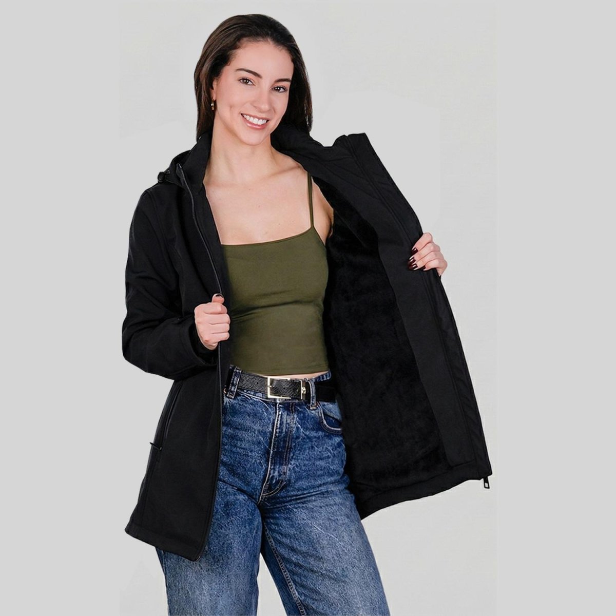 Chamarra Softshell para mujer con gorro desmontable Greenlander - Greenlander