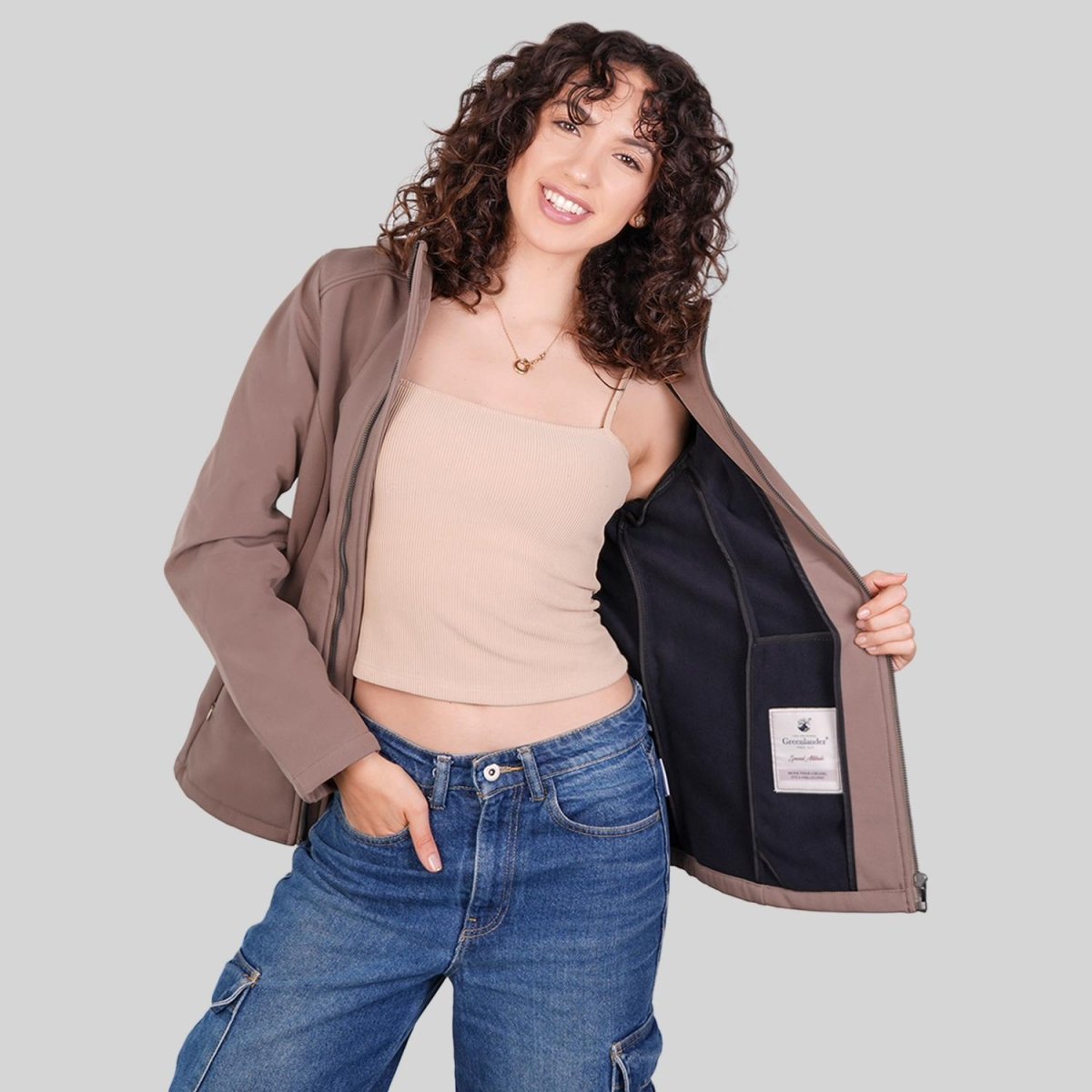 Chamarra softshell para mujer repelente al agua Greenlander - Greenlander