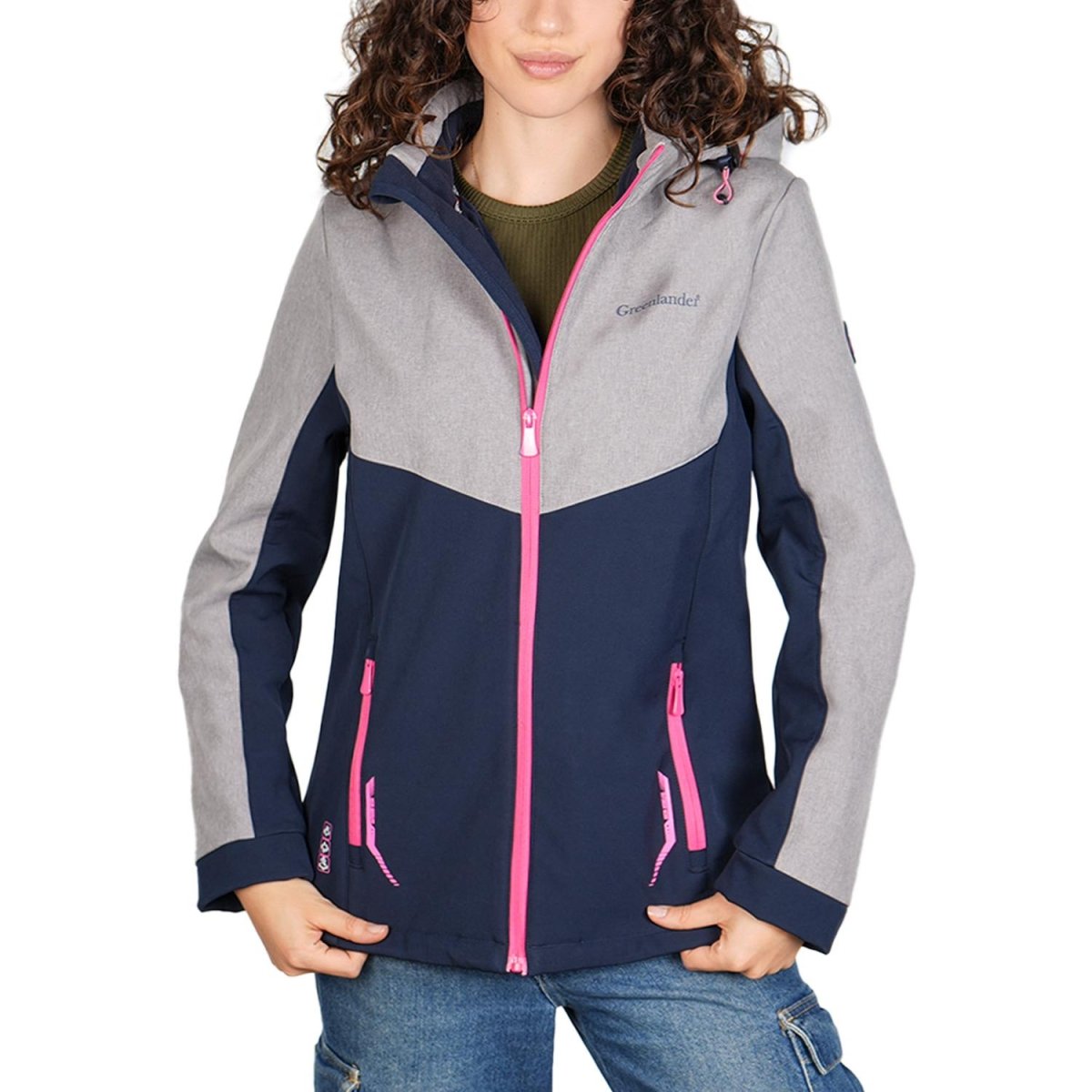 Chamarra softshell para mujer repelente al agua Greenlander - Greenlander