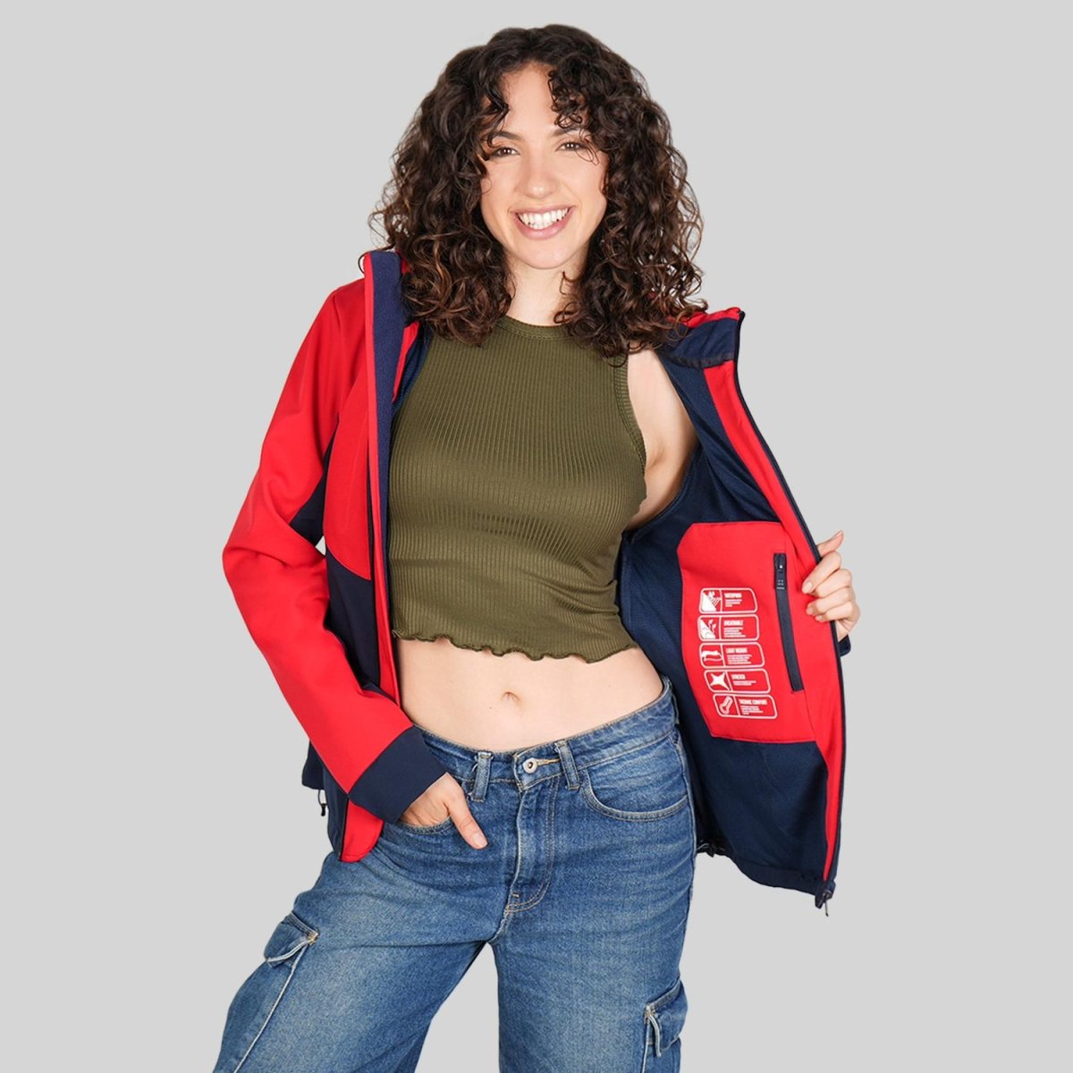 Chamarra softshell para mujer repelente al agua Greenlander - Greenlander