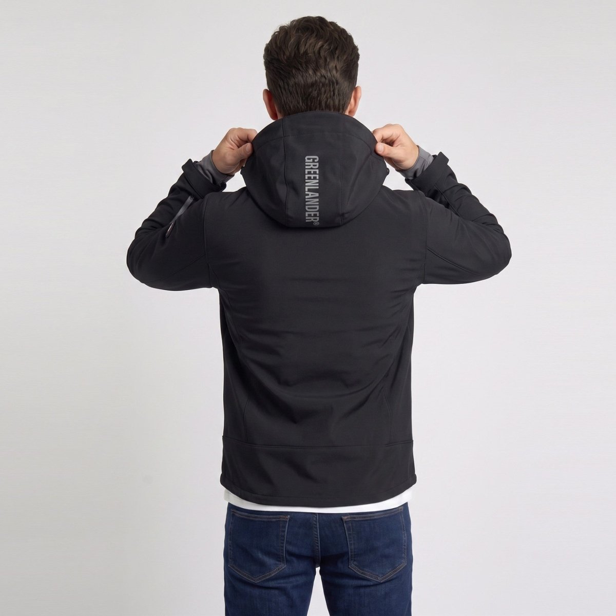 Chamarra Softshell Repelente al Agua para Hombre con Capucha Desmontable | Greenlander - Greenlander