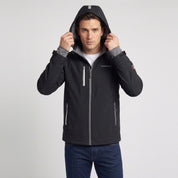 Chamarra Softshell Repelente al Agua para Hombre con Capucha Desmontable | Greenlander - Greenlander