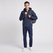 Chamarra Softshell Repelente al Agua para Hombre con Capucha Desmontable | Greenlander - Greenlander