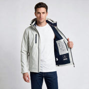 Chamarra Softshell Repelente al Agua para Hombre con Capucha Desmontable | Greenlander - Greenlander