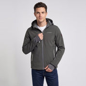Chamarra Softshell Repelente al Agua para Hombre con Capucha Desmontable | Greenlander - Greenlander
