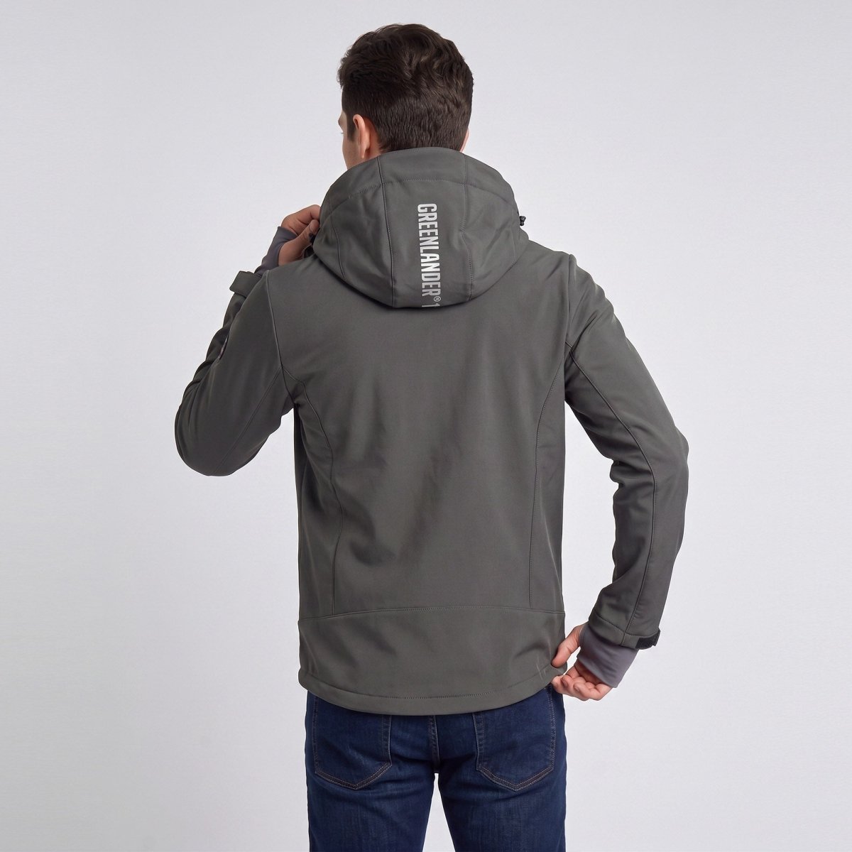 Chamarra Softshell Repelente al Agua para Hombre con Capucha Desmontable | Greenlander - Greenlander