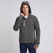 Chamarra Softshell Repelente al Agua para Hombre con Capucha Desmontable | Greenlander - Greenlander