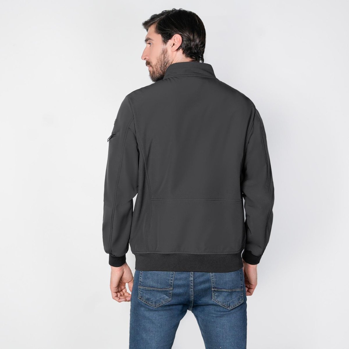 Chamarra softshell tipo bomber para hombre con bolsillos Greenlander - Greenlander