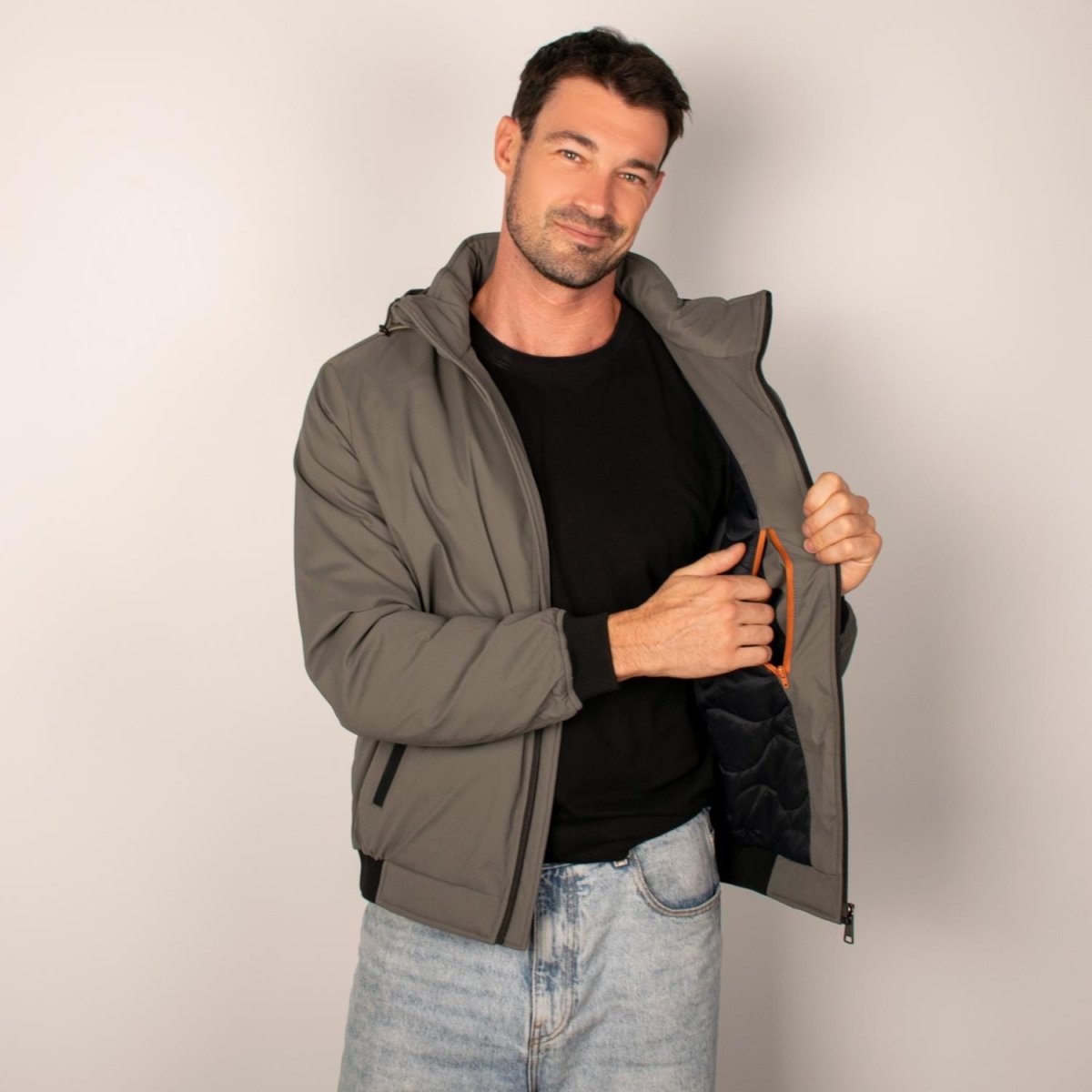 Chamarra tipo bomber para hombre con bolsillo interno Greenlander - Greenlander