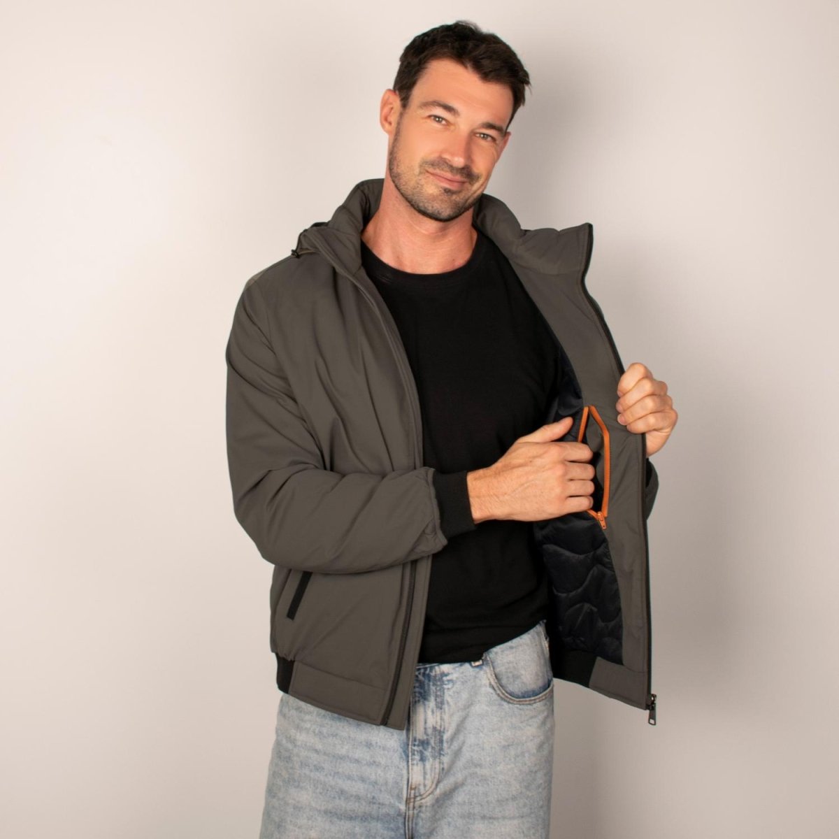 Chamarra tipo bomber para hombre con bolsillo interno Greenlander - Greenlander