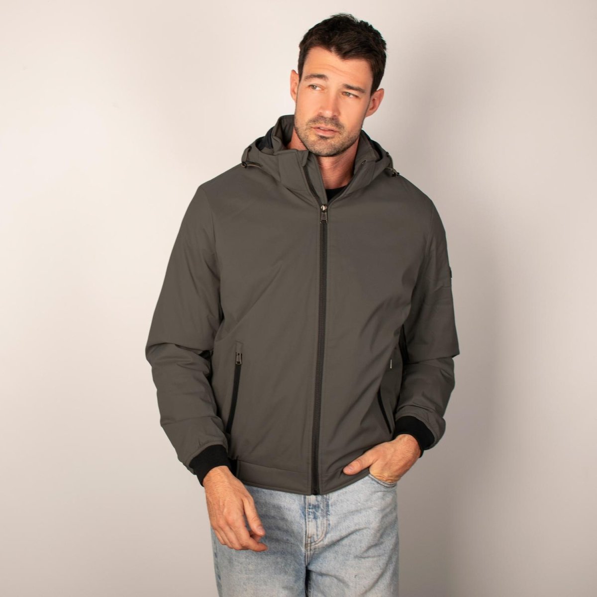 Chamarra tipo bomber para hombre con bolsillo interno Greenlander - Greenlander