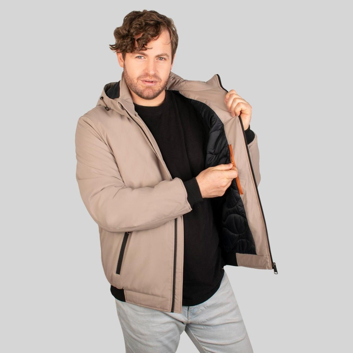 Chamarra tipo bomber para hombre con bolsillo interno Greenlander - Greenlander
