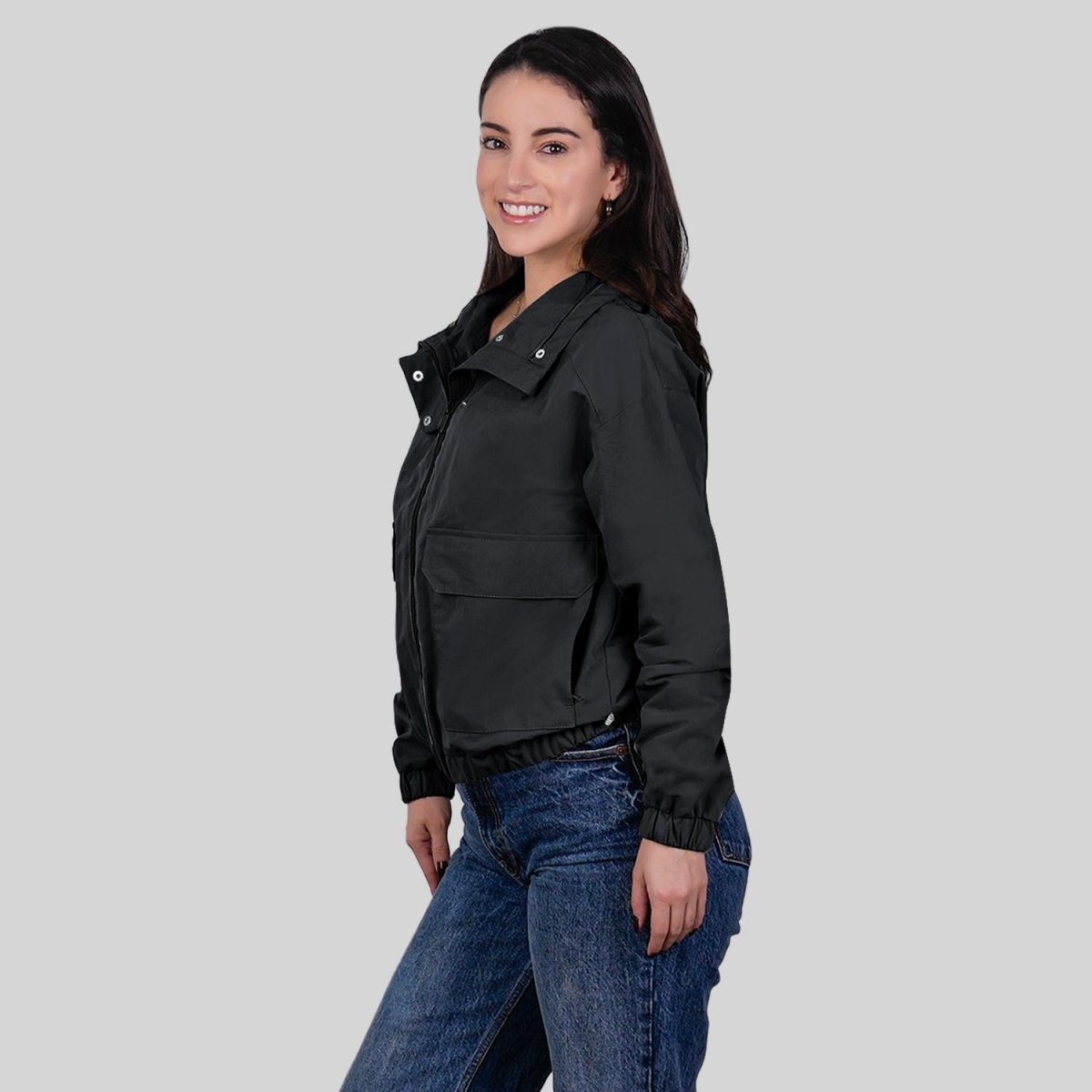 Chamarra tipo bomber para mujer con bolsillos Greenlander - Greenlander