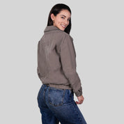 Chamarra tipo bomber para mujer con bolsillos Greenlander - Greenlander