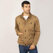 Chamarra tipo gamuza para hombre con bolsillo interno Greenlander - Greenlander