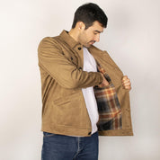 Chamarra tipo gamuza para hombre con bolsillo interno Greenlander - Greenlander