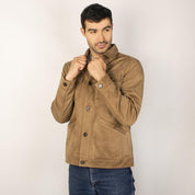 Chamarra tipo gamuza para hombre con bolsillo interno Greenlander - Greenlander