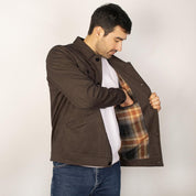 Chamarra tipo gamuza para hombre con bolsillo interno Greenlander - Greenlander