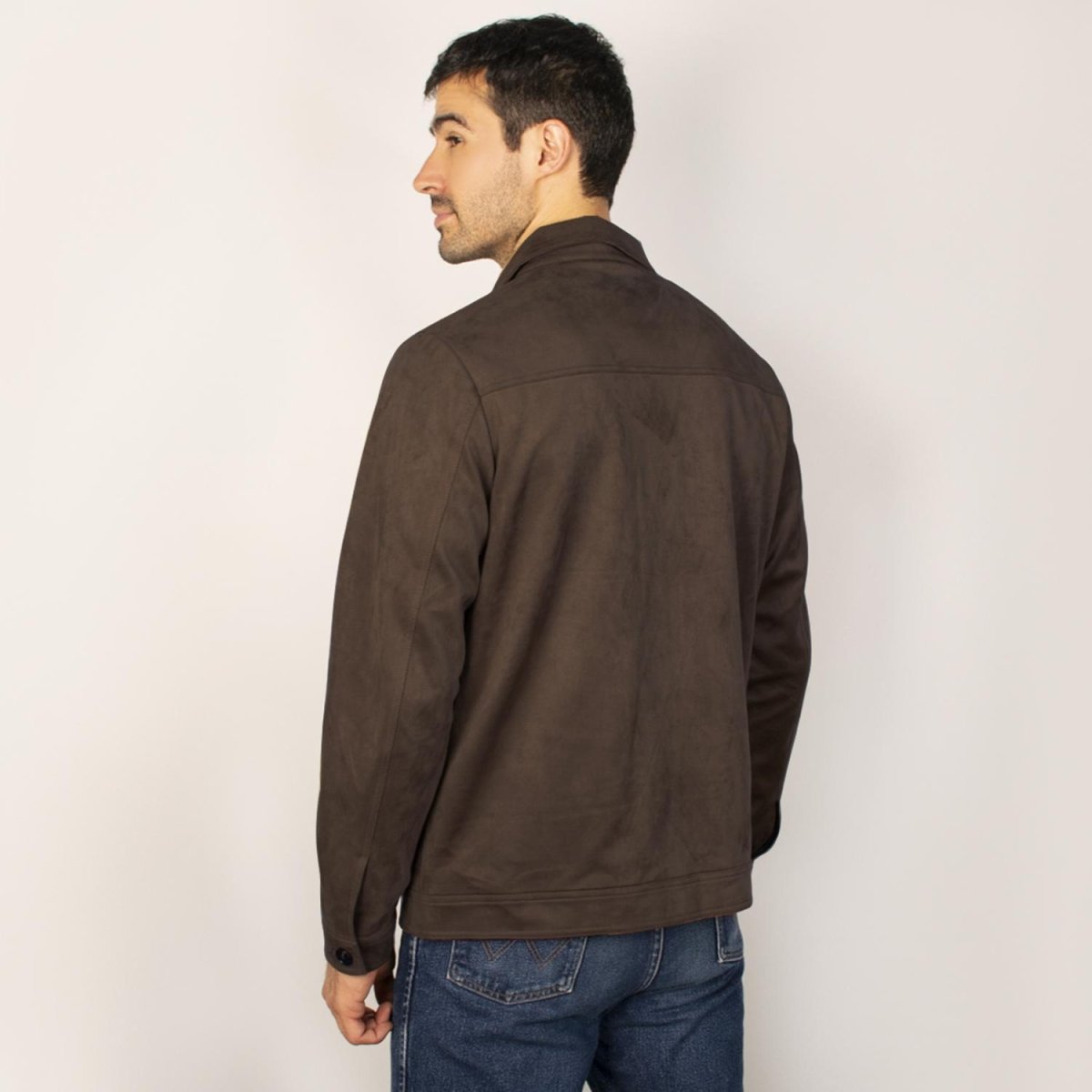 Chamarra tipo gamuza para hombre con bolsillo interno Greenlander - Greenlander