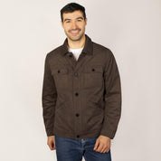 Chamarra tipo gamuza para hombre con bolsillo interno Greenlander - Greenlander