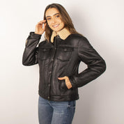 Chamarra tipo gamuza para mujer con bolsillos Greenlander - Greenlander