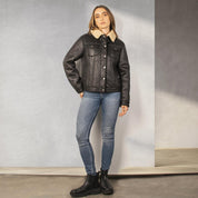 Chamarra tipo gamuza para mujer con bolsillos Greenlander - Greenlander