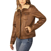 Chamarra tipo gamuza para mujer con bolsillos Greenlander - Greenlander