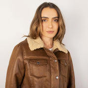 Chamarra tipo gamuza para mujer con bolsillos Greenlander - Greenlander